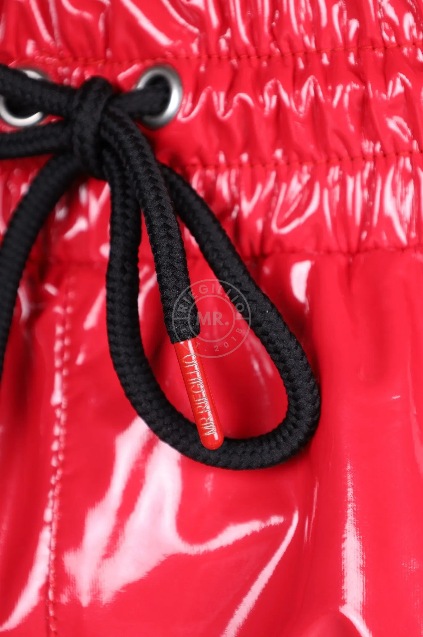 PVC 24 Tracksuit Short – Red