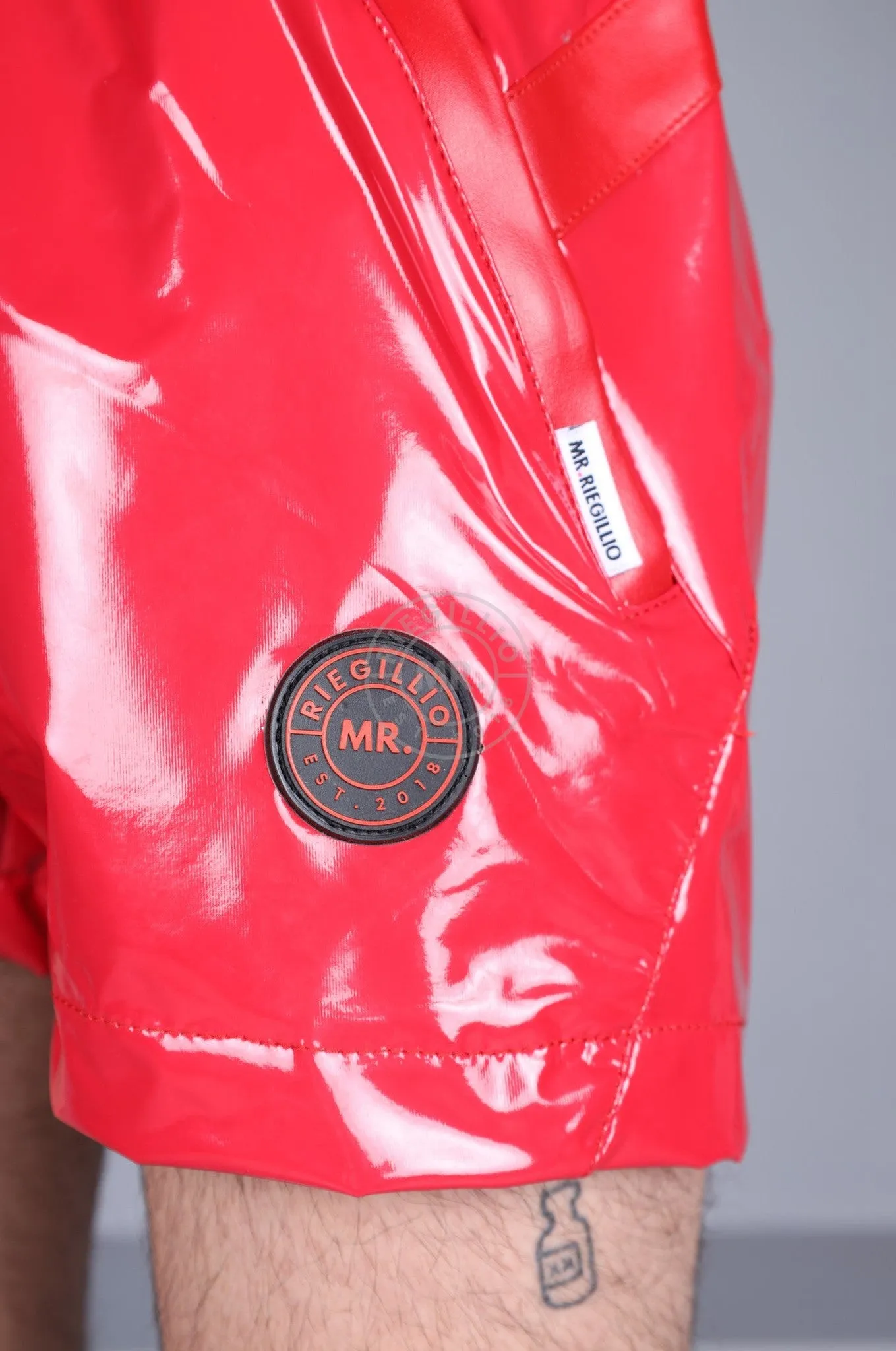 PVC 24 Tracksuit Short – Red