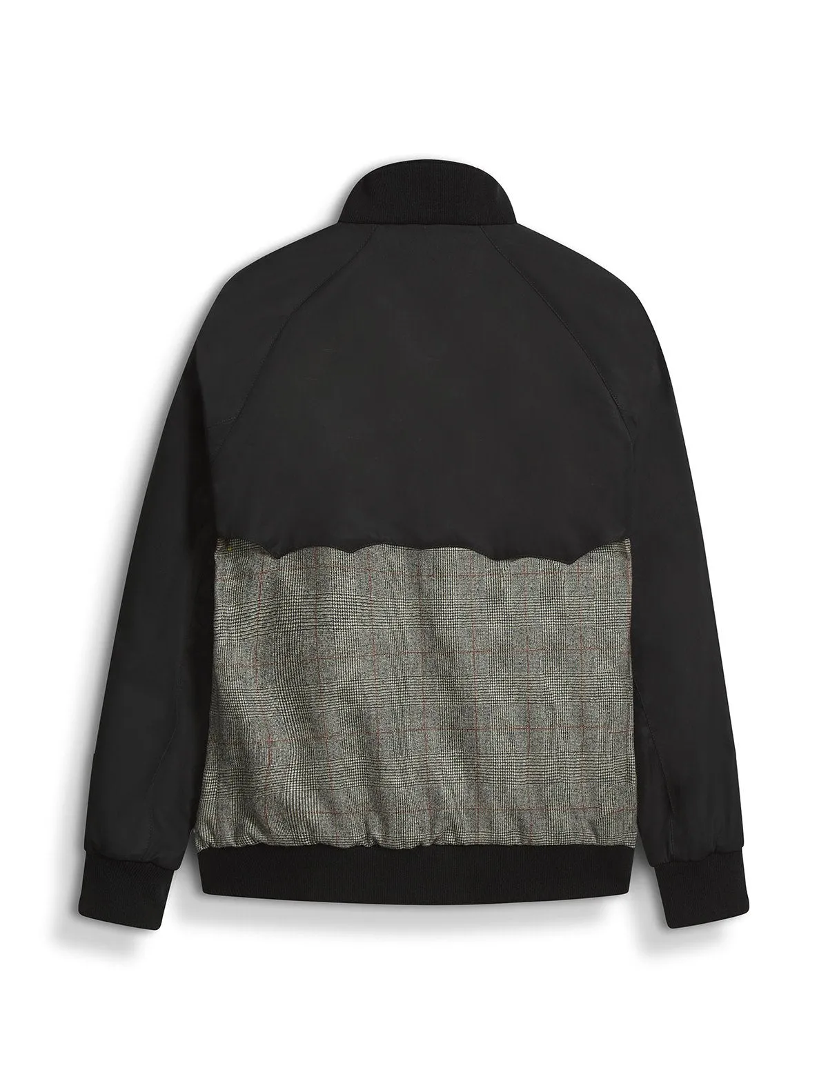 Reversible Harrington in Grenfell Cloth and Prince of Wales Check