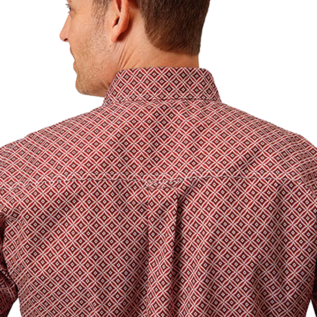Roper Men's Red Diamond Foulard Shirt