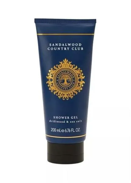 Sandalwood Country Club Blue Signature  - Driftwood & Sea Salt Shower Gel