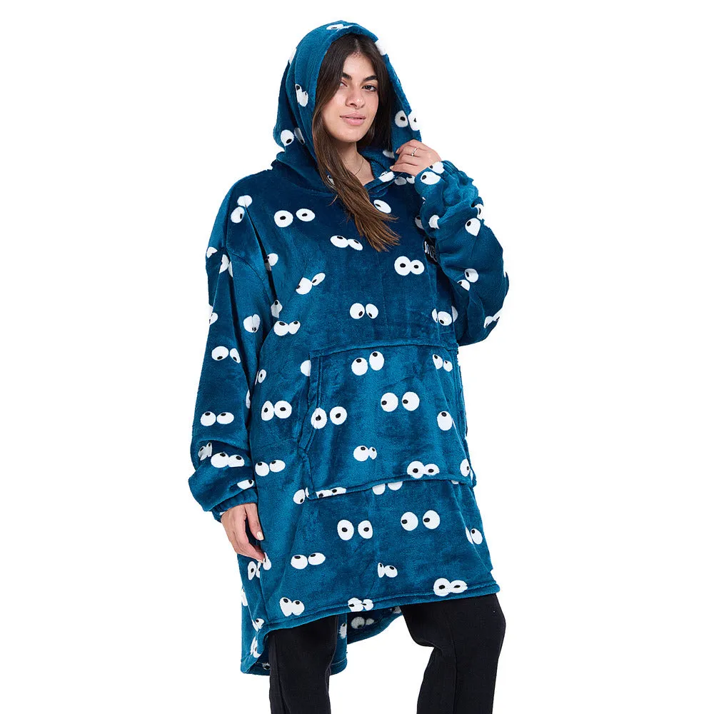 Snuggs Blanket Hoodie Petroleum Eyes