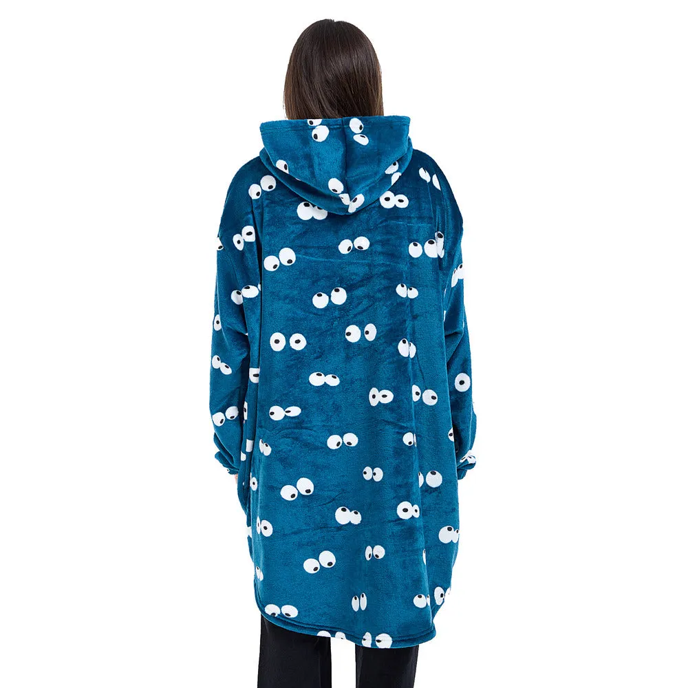 Snuggs Blanket Hoodie Petroleum Eyes