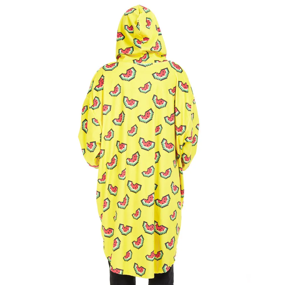 Snuggs Blanket Hoodie Yellow Watermelon
