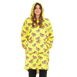 Snuggs Blanket Hoodie Yellow Watermelon