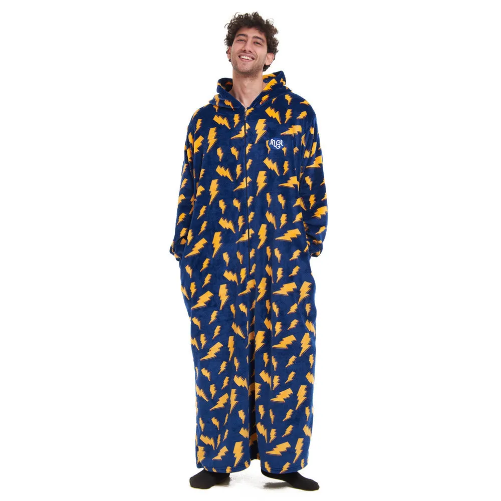 Snuggs Wearable Blanket Monk Dark Blue Bolt