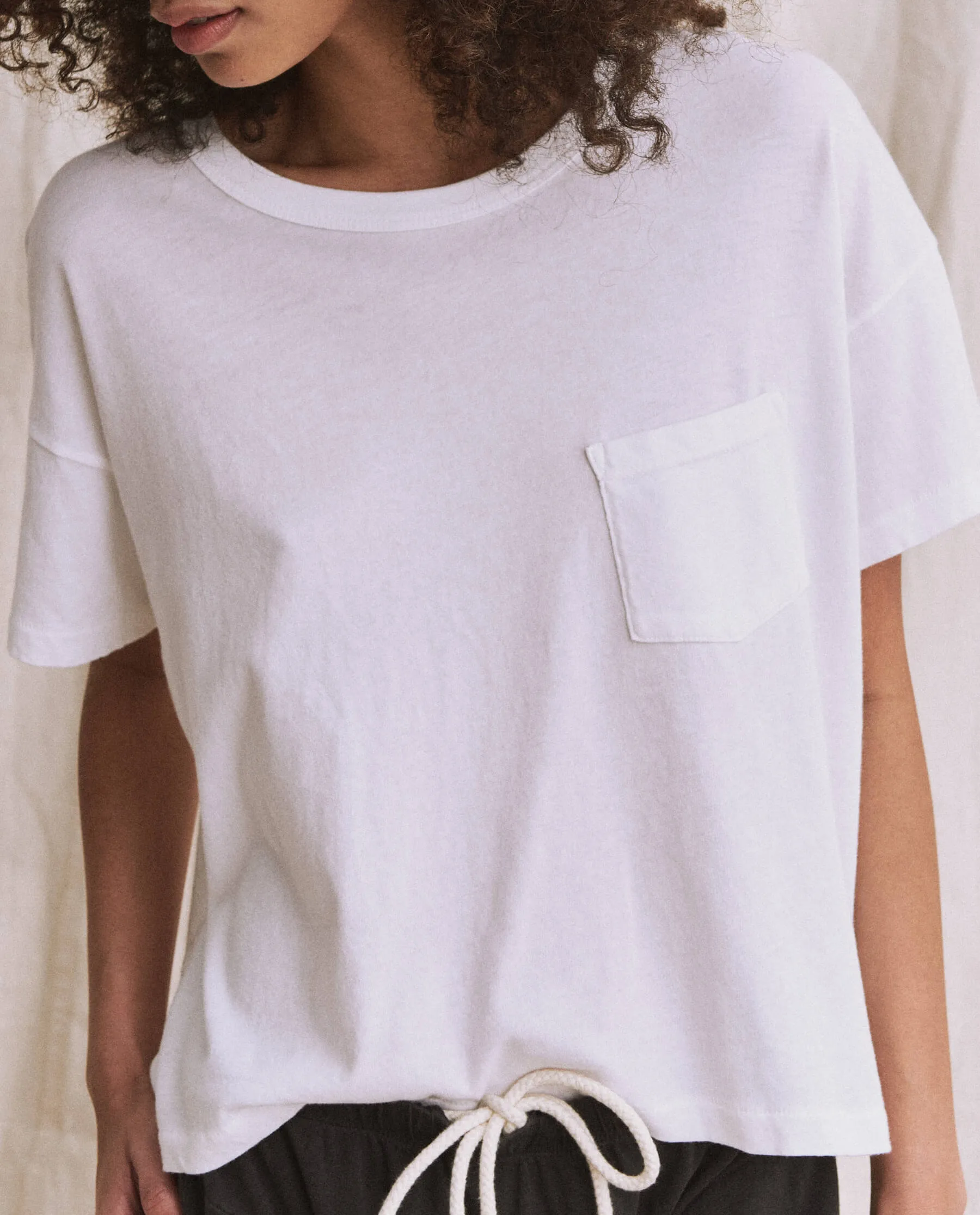 The Great - The Pocket Tee in True White