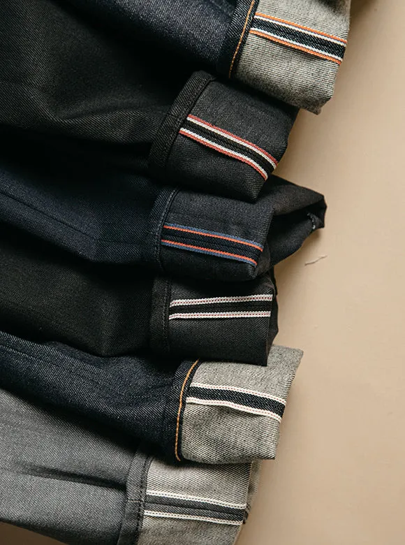 The Needle Skinny - Indigo Black Raw 10.5oz Selvedge