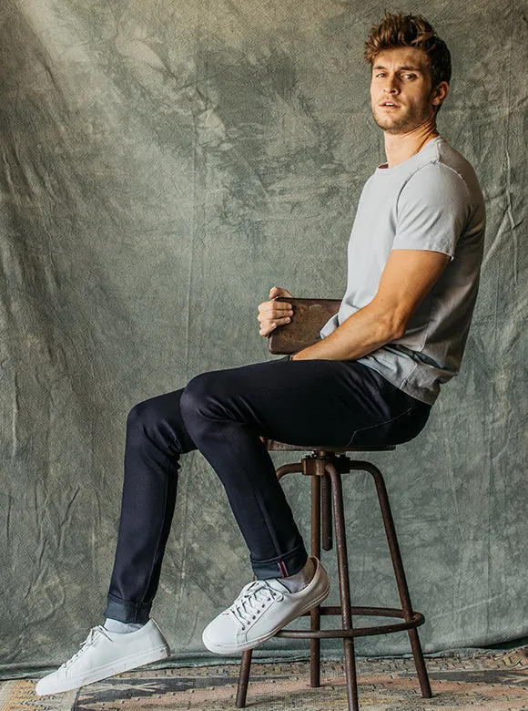 The Needle Skinny - Indigo Black Raw 10.5oz Selvedge