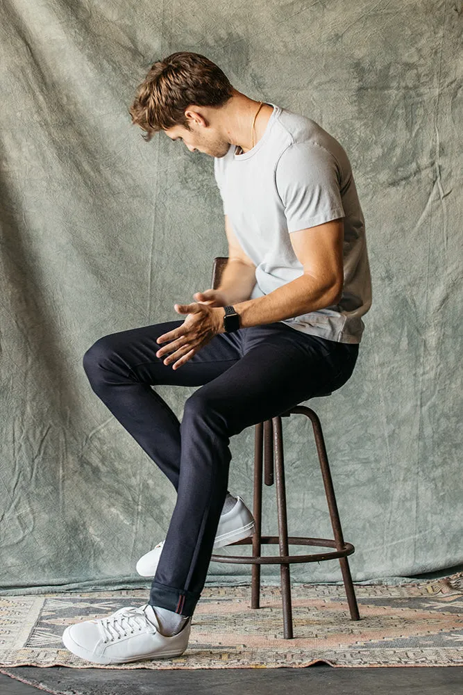 The Needle Skinny - Indigo Black Raw 10.5oz Selvedge