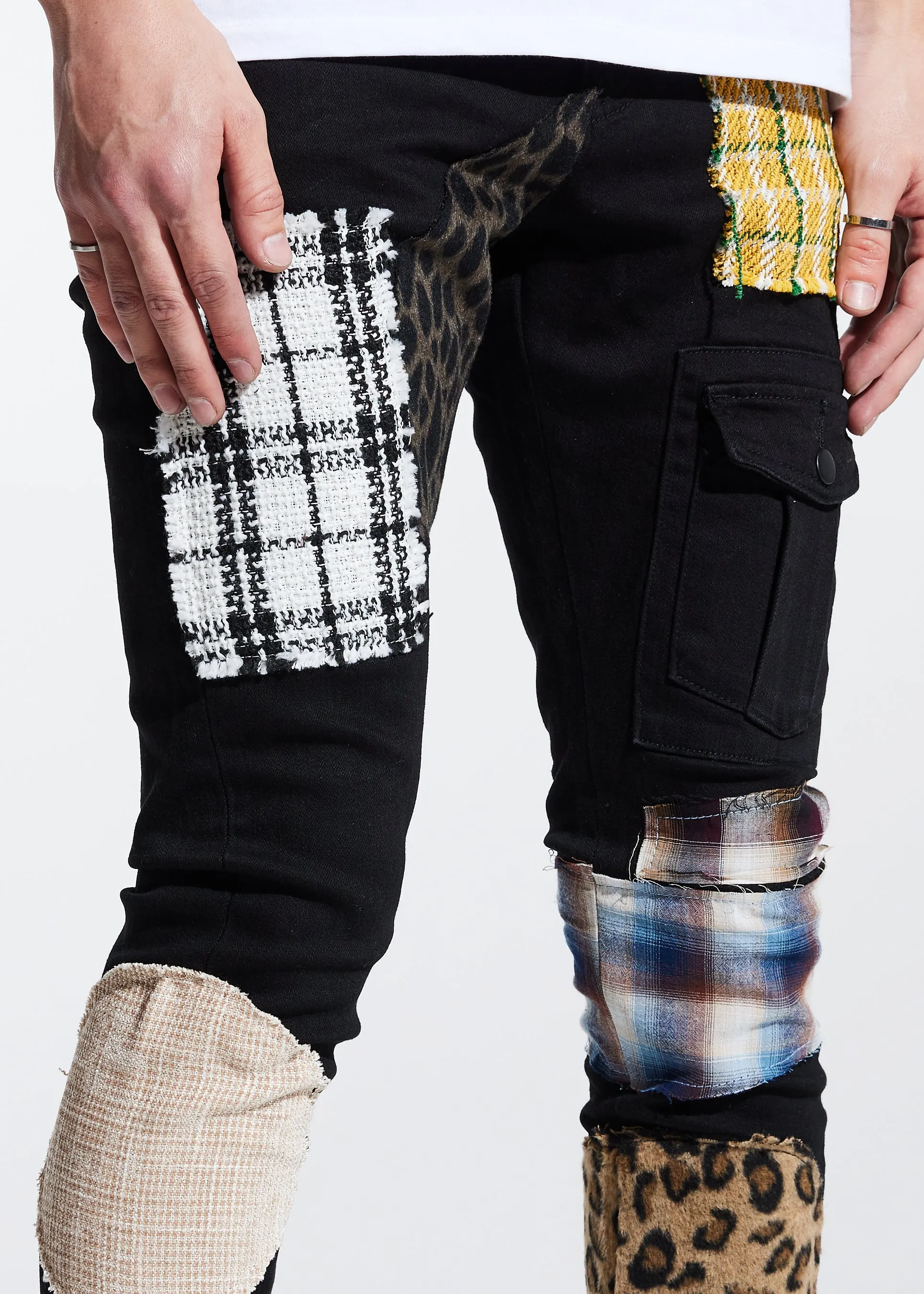 Trey Cargo Denim (Black)