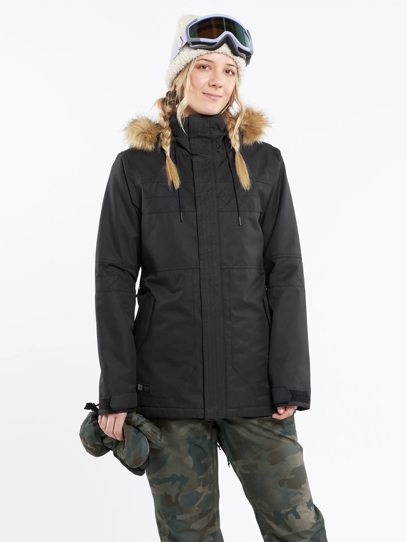 Womens Fawn Insulated Jacket - Black