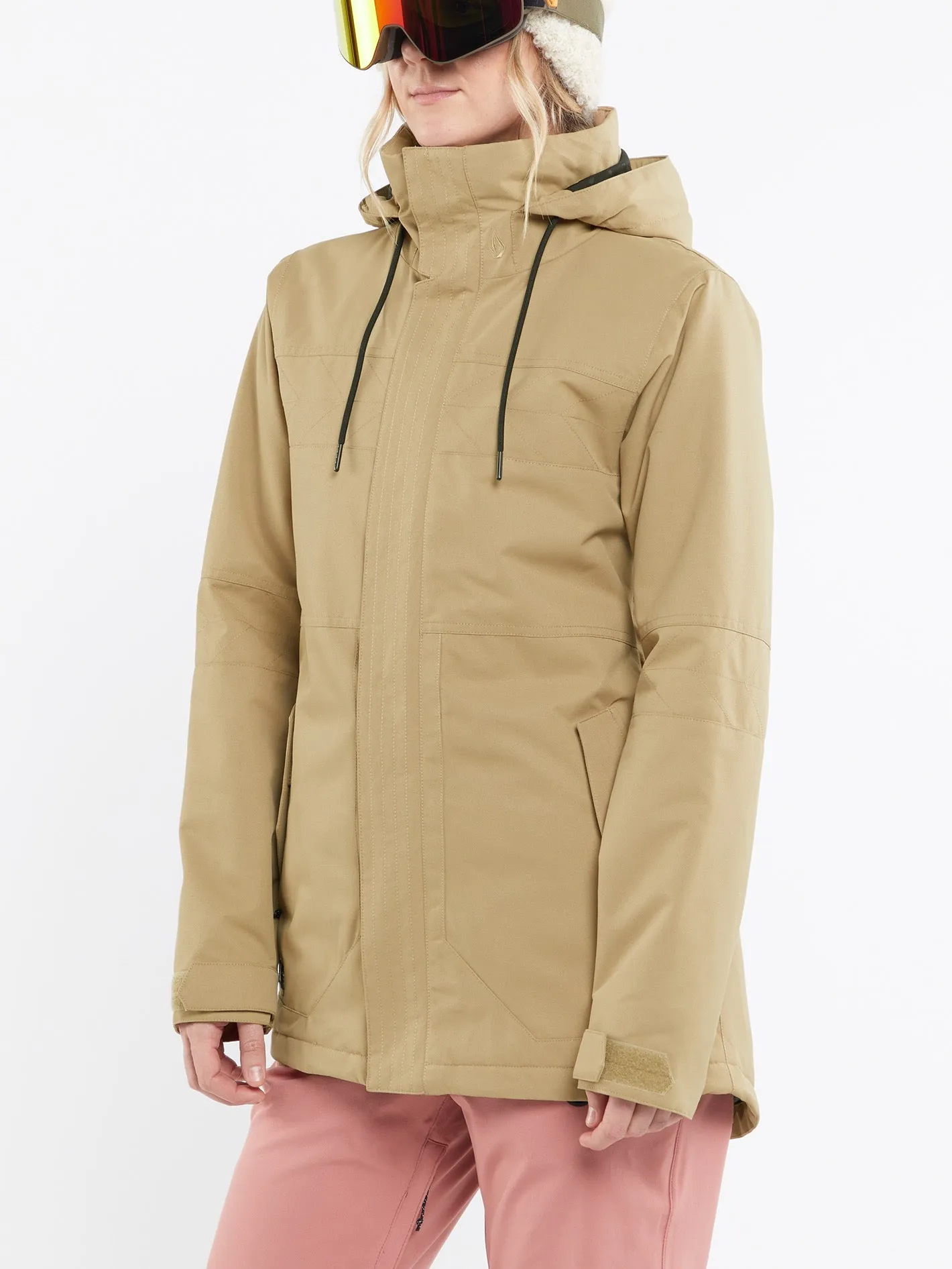 Womens Fawn Insulated Jacket - Dark Khaki