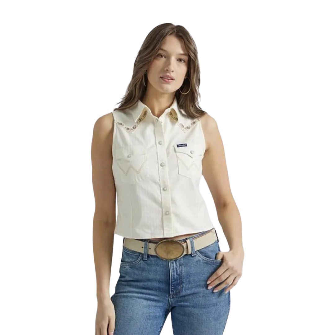 Wrangler Women's Retro Vintage Top Shirt