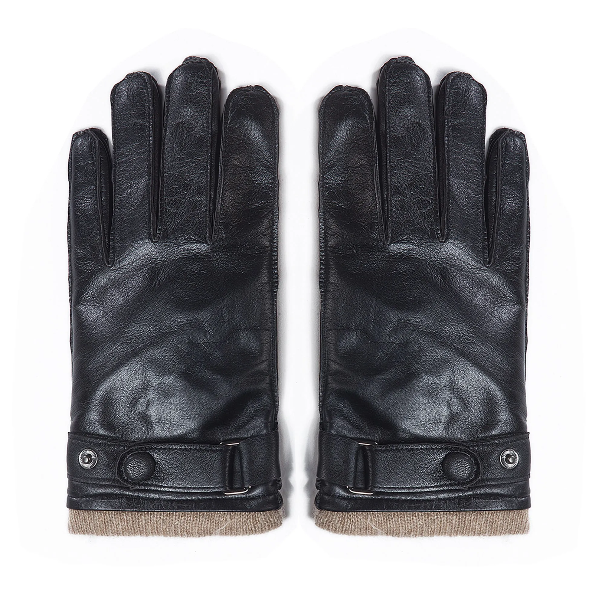 YISEVEN Men's Touchscreen Sheepskin Cashmere  Gloves