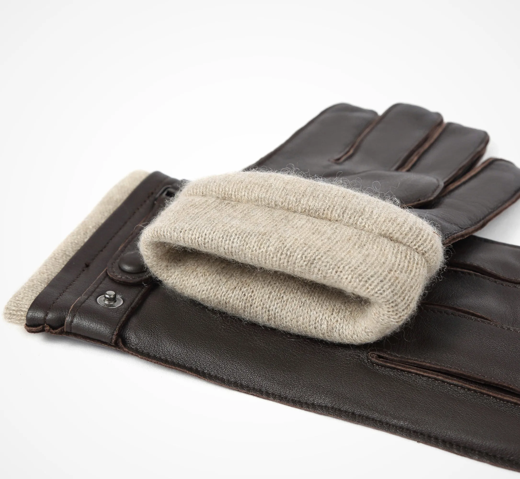 YISEVEN Men's Touchscreen Sheepskin Cashmere  Gloves