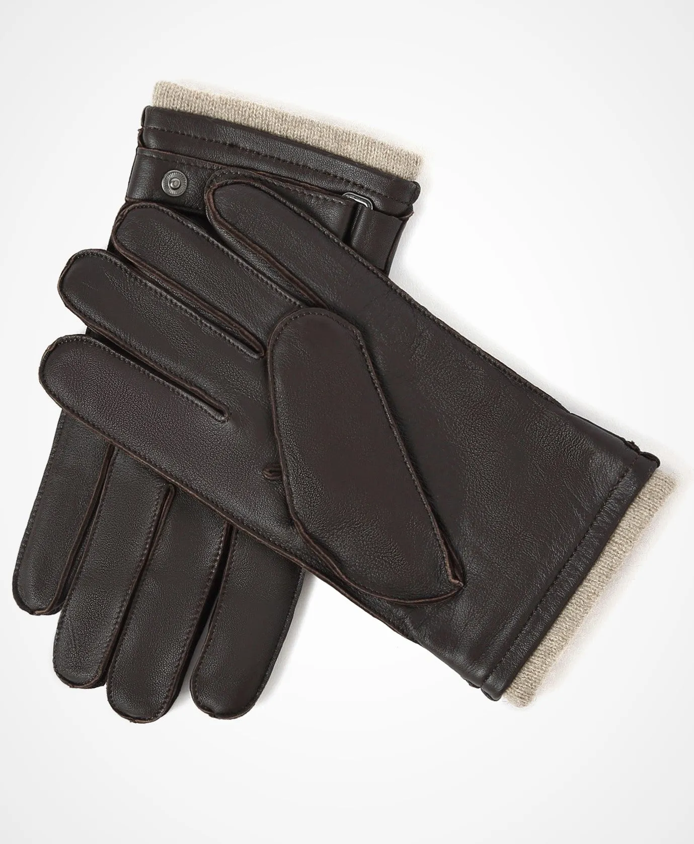 YISEVEN Men's Touchscreen Sheepskin Cashmere  Gloves